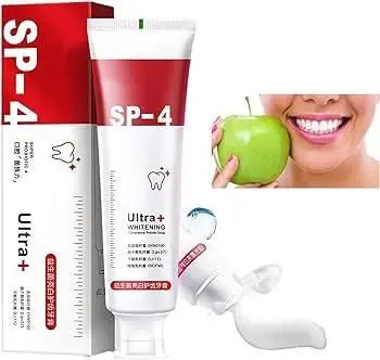 SP 4 UltraBrightening Toothpaste – Advanced Whitening Formula for Stain Removal and Enamel Protection | Fresh Mint Flavor | 30g